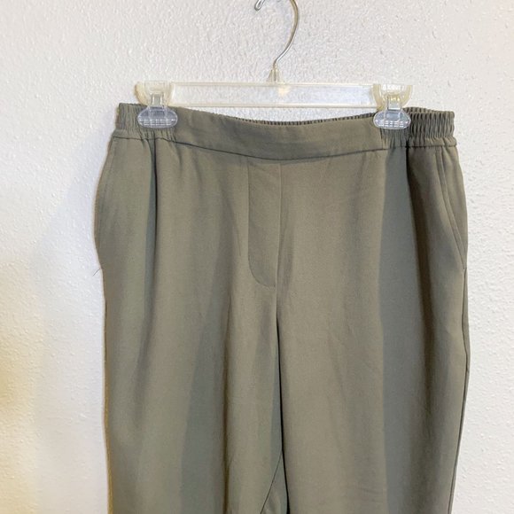 Anthropologie The Essential Pull On Trouser Green S - Picture 5 of 8